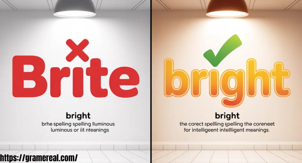 Basic meaning of brite vs bright