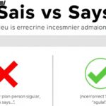 Sais vs Says: A Common English Spelling Confusion