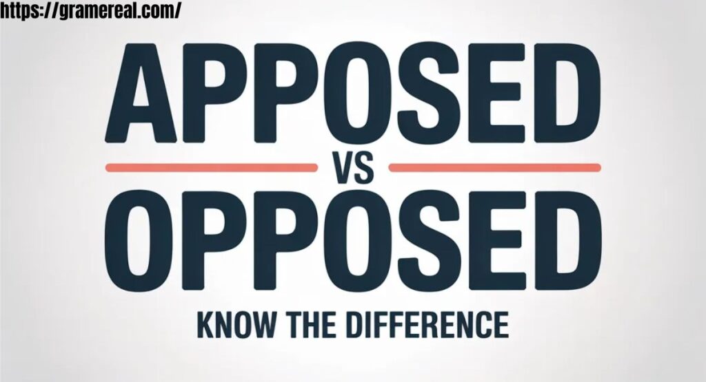 Apposed vs Opposed: Know the Difference