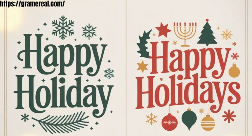 Happy Holiday vs Happy Holidays: What’s the Difference?