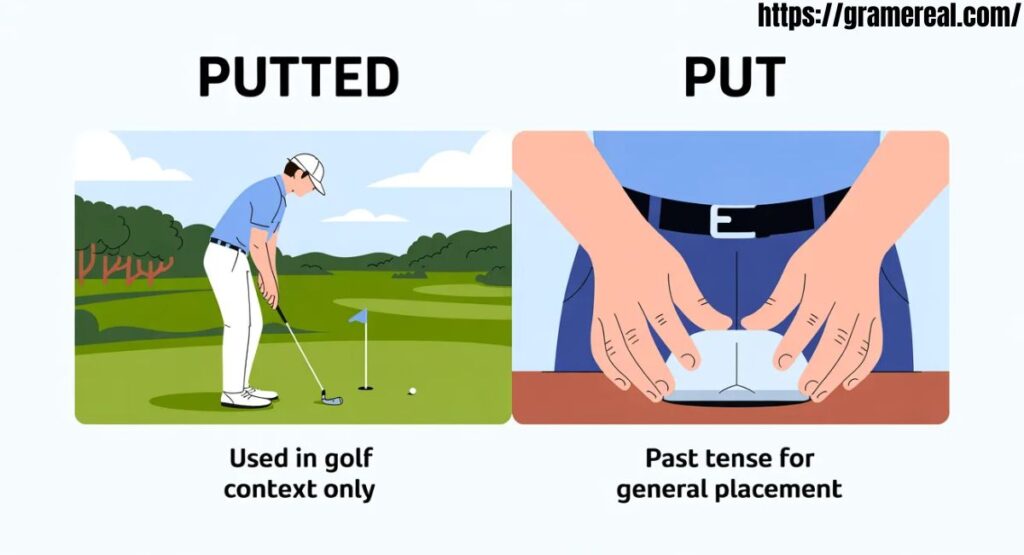 Putted vs Put: Common Usage Confusion