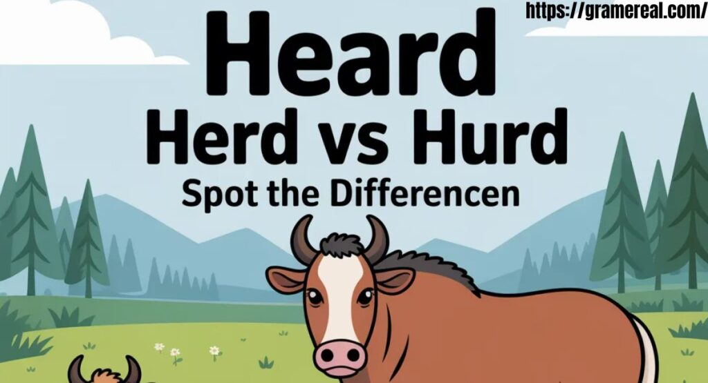 Heard vs Herd vs Hurd: Spot the Difference