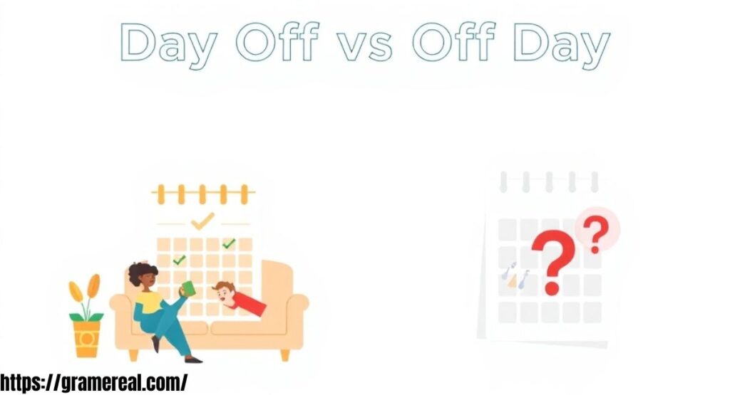 Day off vs off day