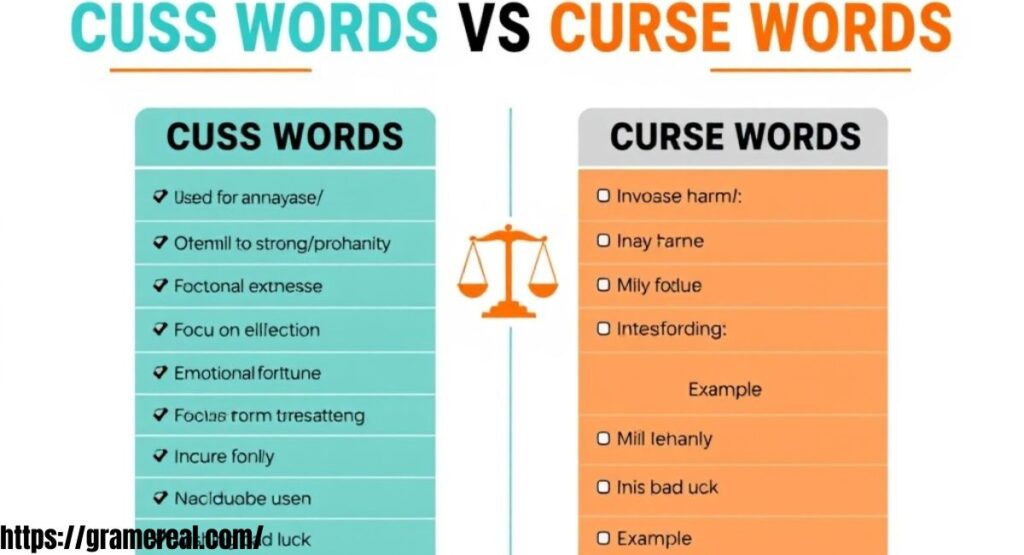 Cuss Words vs Curse Words: What Is the Real Difference?